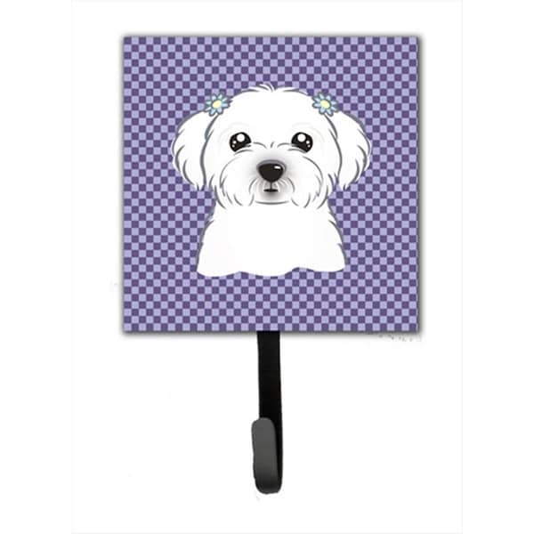 Jensendistributionservices Purple Checkered Maltese Leash or Key Holder MI1719402 - main